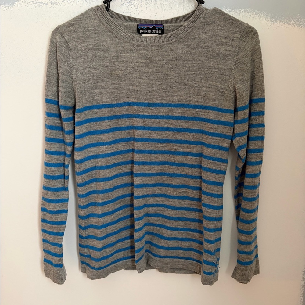 Patagonia Womens Crewneck Sweater - Heather Gray